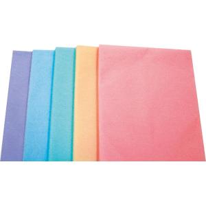 業務用 不織布風呂敷 パステルカラー 66 ブルー 66×66cm 1袋(20枚入) Y008353 PP製 軽い ふろしき 使い捨て 持ち帰り袋