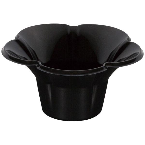 業務用 サンナップ ミニフルールカップNERO(黒) 80枚 Y016375 カップ かき氷用カップ