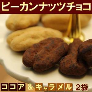 【送料無料】ピーカンナッツチョコ2種2袋セット/メール便｜syokutany