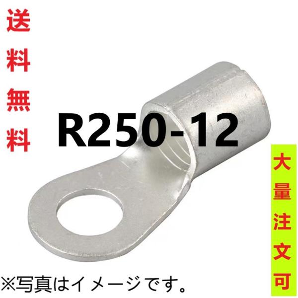 裸圧着端子 丸形 R250-12(30個入)