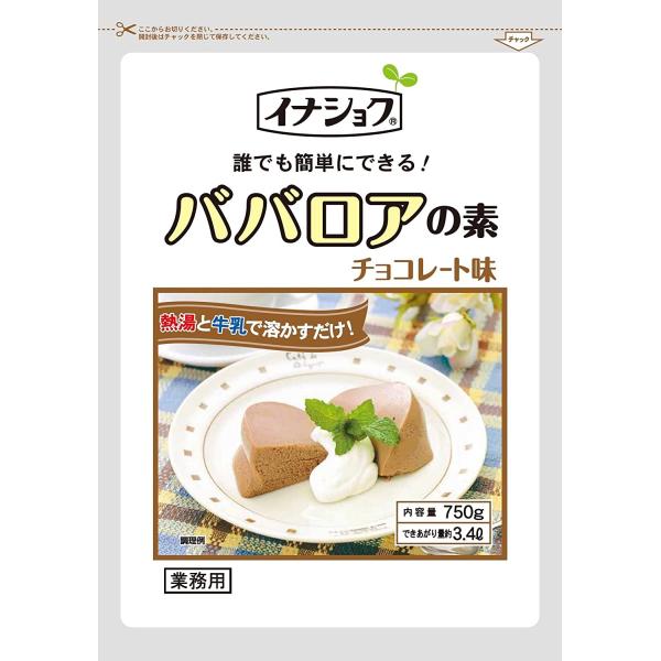 伊那食品 ババロアの素 チョコレート 750g