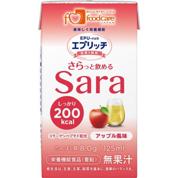 フードケア エプリッチSara アップル風味 125ml×24本