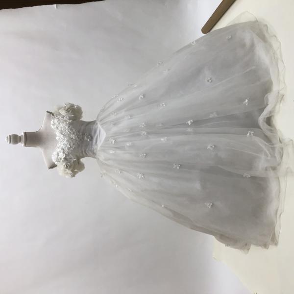 中古 ウェディングドレス プリンセス ホワイト 9号 W-333