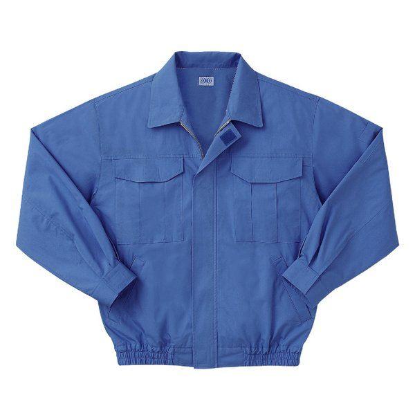 ds-KU90550 空調服 R 綿薄手 長袖ブルゾン 服のみ ライトブルー LLサイズ