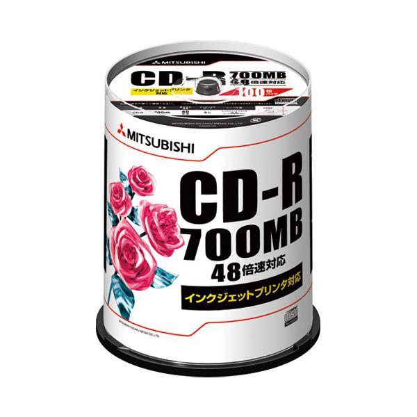 ds-三菱化学 データ用CD-R 100枚入り SR80PP100