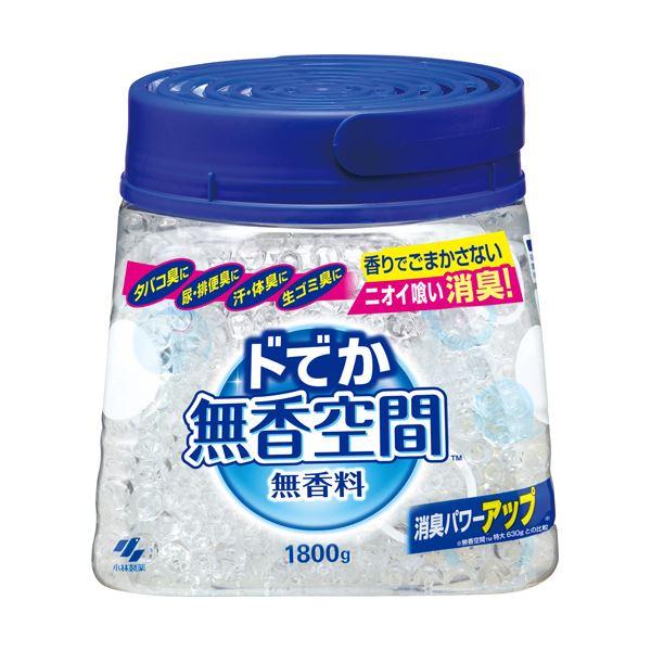 （まとめ）小林製薬 ドでか無香空間 本体1800g 1個〔×5セット〕