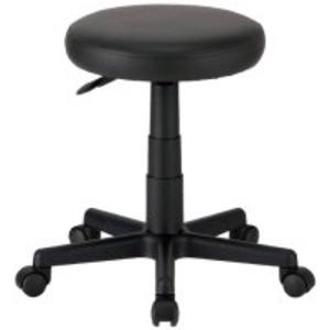 ds-ジョインテックス 丸イス C903J PVC ブラック 組立品