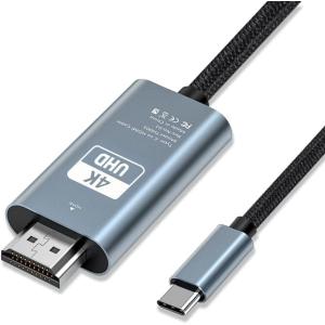 USB Type-C to HDMI 変換ケーブル 2M接続ケーブル Type C HDMI変換アダプター hdmi type-c 4K映像出力タイプC to hdmi 対応 40Gbps転送 設定不要｜翔一モール