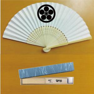 非売品　イチロー　オリジナル扇子　未使用品　2003年 家紋入り扇子（家紋の大きさは約76mm） ギフト箱付き