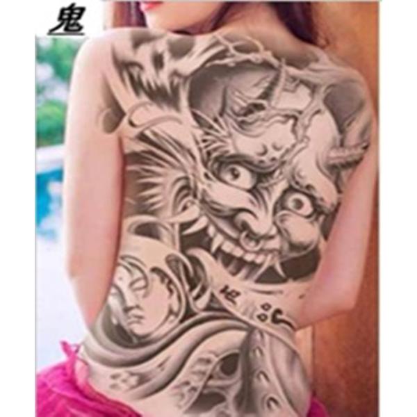 ボディーシール 背中一面 タトゥーシール シールタトゥー メンズタトゥー 入れ墨シール 特大 48c...