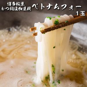 もつ鍋 具材  ベトナムフォー 〆の麺 1玉  もつ鍋 モツ鍋