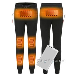 電熱パンツ ヒーターズボン 6箇所発熱 電熱インナー