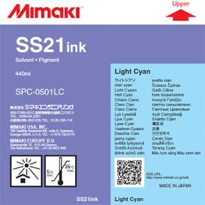 SS21 ソルベントインクカートリッジ ライトシアン 440ml SPC-0501LC｜Mimaki...