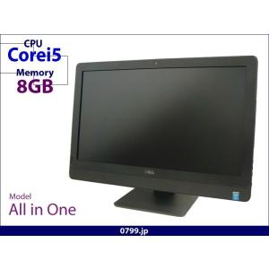 一体型モデル DELL Optiplex 9030 All in One Core i5 4590s 3GHz 8GB 320GB DVD-マルチ カメラ内蔵 WIndows10 Pro 64Bit