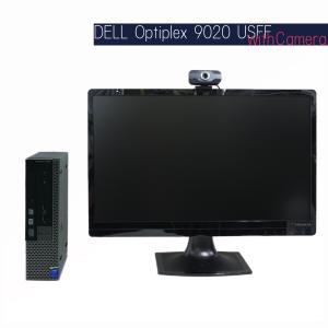 カメラ付属のテレワークセット 新品SSD搭載で速い OS初期セットアップ済み DELL Optiplex 9020USFF Windows10 Pro 64Bit Core i5 4590s 4GB 256GB DVD-マルチ｜system0799jp