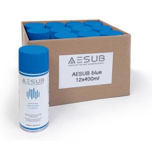 AESUB（エイサブ）ブルースプレー　400ml 　3Dスキャナ用昇華スプレー 1ダース(12缶)