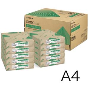 FUJIFILM A4コピー用紙 GR70-W リサイクル 5000枚/10冊/箱