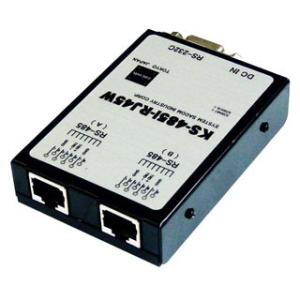 KS-485I-RJ45W　RS232C⇔RS485変換ユニット【絶縁タイプ】(ACアダプタ仕様)｜systemsacom