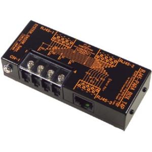 RJ45-PARA BOX T4P　信号分岐用パラレルボックス RJ45/3ヶ、端子台4P/1ヶ ケ...