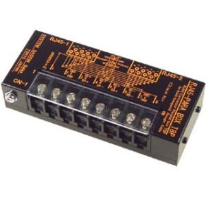 RJ45-PARA BOX T8P　信号分岐用パラレルボックス RJ45/2ヶ、端子台8P/1ヶ ケ...