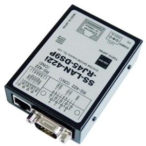 SS-LAN-422i-RJ45-DS9P　LAN(Ethernet)⇔RS422変換ユニット【絶縁...