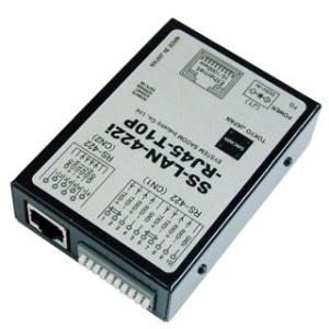 SS-LAN-422i-RJ45-T10P　LAN(Ethernet)⇔RS422変換ユニット【絶縁...
