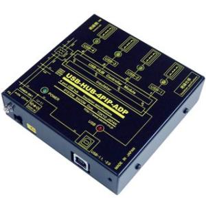 USB-HUB-4PIP-ADP　USB 高速トランス絶縁HUB (ACアダプタ仕様)