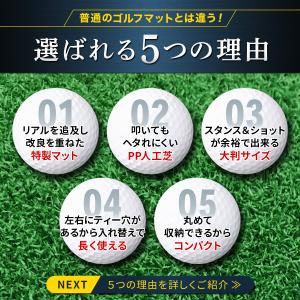 ゴルフマット 大型 ゴルフ 練習 マット 素振...の詳細画像4