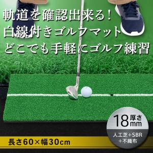 ゴルフマット 白線 ゴルフ 練習 マット 素振...の詳細画像2