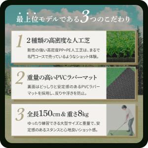 ゴルフマット 大型 100×150cm PGA...の詳細画像5
