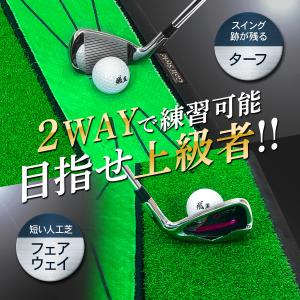 ダフりチェック ゴルフマット ターフ跡が確認で...の詳細画像2