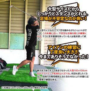 ゴルフマット 20mm ラフ芝 ゴルフ 練習 ...の詳細画像2