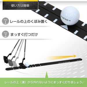 パター練習レール ゴルフ 練習 ゴルフ練習用品...の詳細画像3