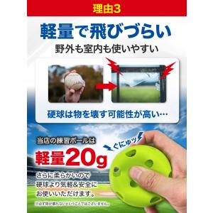 野球 練習 ボール 穴あきボール バッティング...の詳細画像5