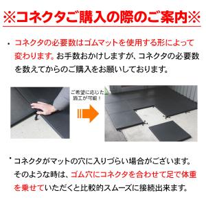 コネクター MFゴムシートマット ゴムチップマ...の詳細画像5