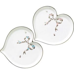 ナルミ フェリシータ！ ペアハートディッシュ おしゃれ 食器 陶器 実用的 4937432649919