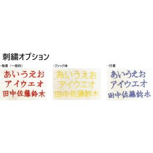 刺繍オプション1箇所用(漢字、かな、筆記体用)...の詳細画像4