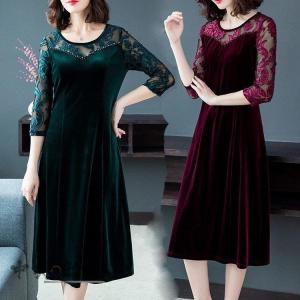 ベロア ワンピース 結婚式の商品一覧 通販 Yahoo ショッピング