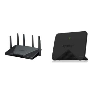 Synology RT 6600 ax-トライバンド4 x 4 160 MHz Wi-Fiルータ、2.5 Gbpsイーサネット、VLANセグメンテーション、マルチSSID、ペアレンタルコントロール、脅