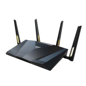 ASUS RT-AX88U Pro (AX6000) デュアルバンドWiFi 6拡張ゲーミングルーター、デュアル2.5Gポート、ASUS Rangeboost Plus、ポート転送、サブスクリプションフ