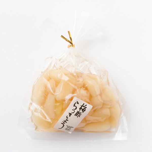 【酒悦】　梅酢らっきょう扇型ポリ袋１６０ｇ　(908101)