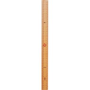 西敬 定規 ハイビスカス竹尺 1m 竹製ものさし 30×1000mm MBS-100