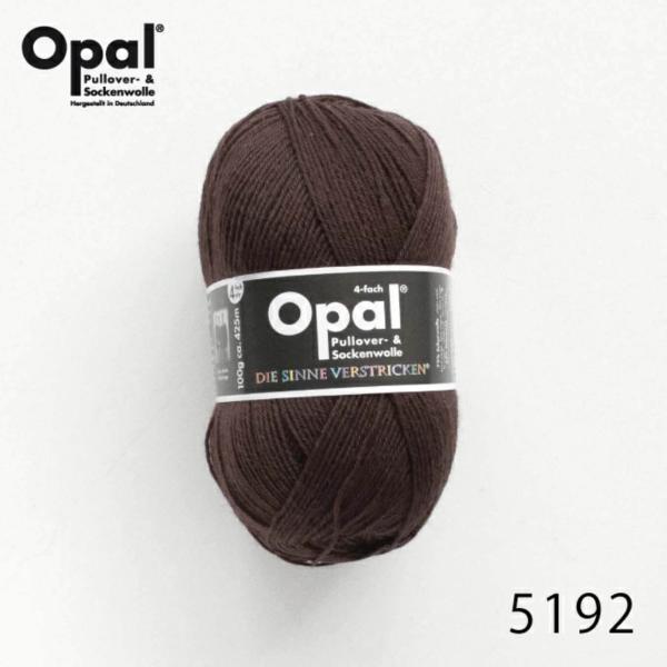 Opal Uni 5192 ブラウン / ソックヤーン 靴下用毛糸 てあみ ニット 手編み 編み物 ...