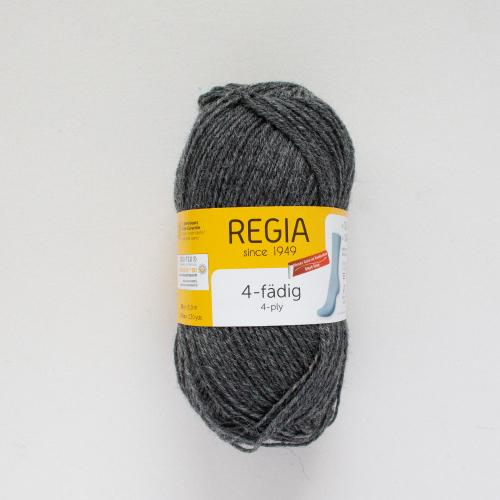 REGIA Uni（レギア ユニ）4ply 50g 00044 ミドルグレー ☆4本撚り シャッヘン...