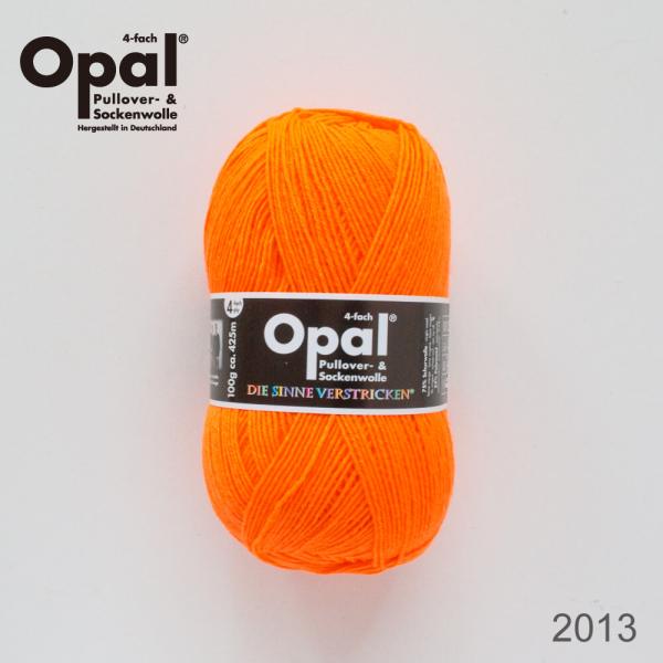 Opal Uni 2013 ネオンオレンジ / ソックヤーン 靴下用毛糸 てあみ ニット 手編み 編...