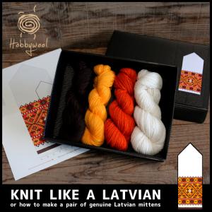 Hobbywool ラトビア ミトン キット “Latvian Gray” 3 ホビーウール