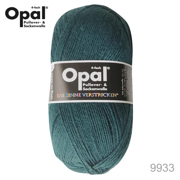 毛糸 Opal オパール Uni 9933 / フォレストグリーン てあみ かぎ針 棒針 ニット 手...