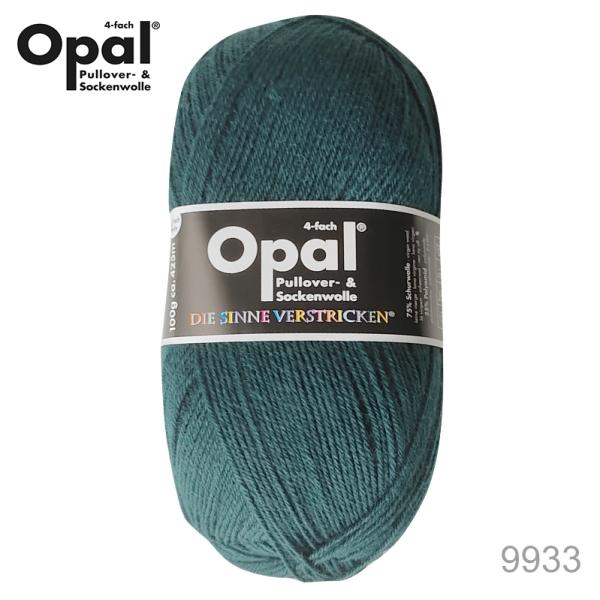 毛糸 Opal オパール Uni 9933 フォレストグリーン / ソックヤーン 靴下用毛糸 てあみ...