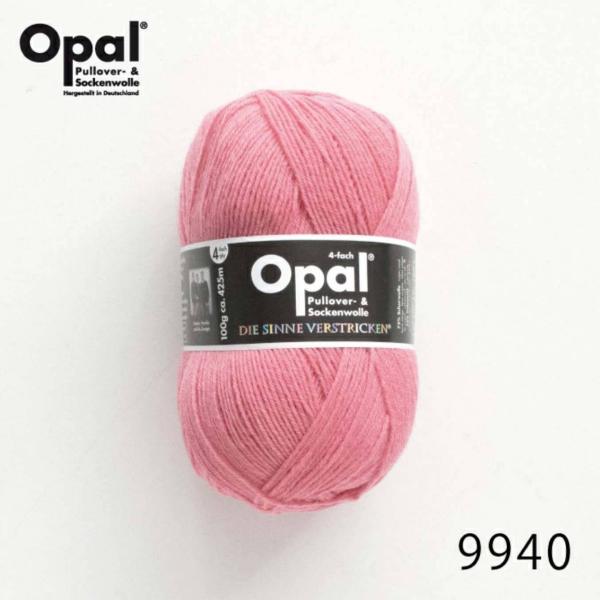 毛糸 Opal オパール Uni 9940 フェアリーピンク / ソックヤーン 靴下用毛糸 てあみ ...
