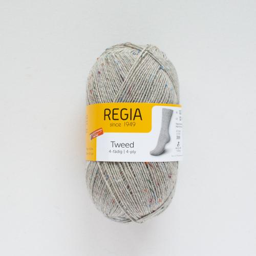 REGIA Tweed（レギア ツイード）4ply 100g 00090 / hellgrau tw...